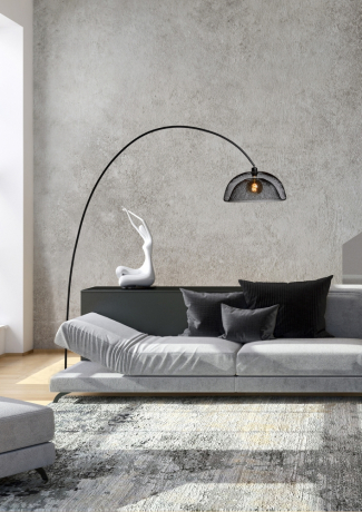 Торшер изогнутый Lucide Mesh 30773/01/30 