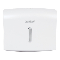 Диспенсер для полотенец LAIMA PROFESSIONAL BASIC (Система H2), Z-сложения, белый, ABS, 605049 (605049)
