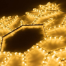 Светодиодная фигура Снежинка теплый свет Ardecoled ARD-Snowflake-M10-1000x900-576Led Warm (34259)