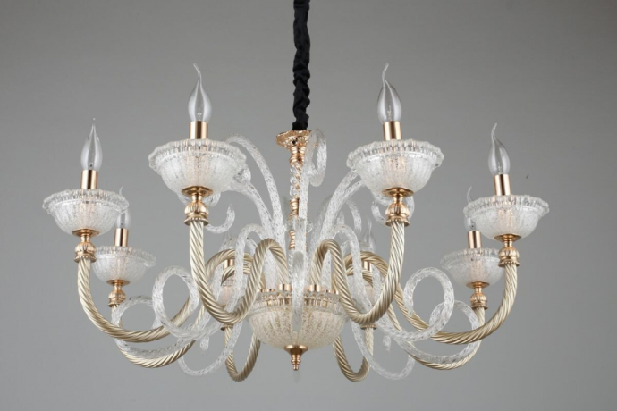 Люстра подвесная с лампочками Omnilux OML-88303-08+Lamps 