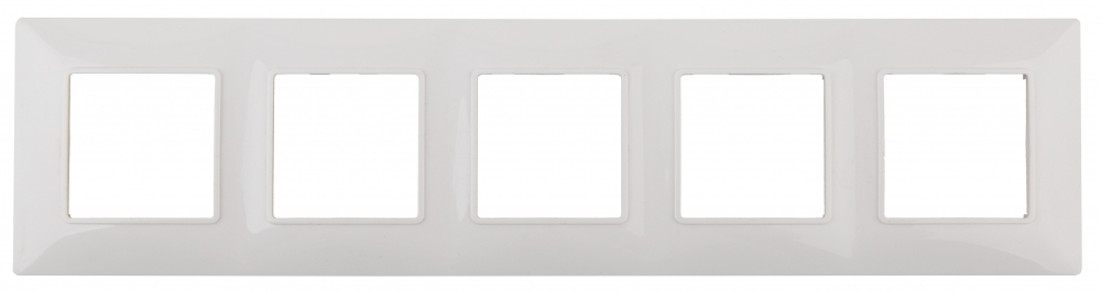 Рамка 5-постовая ЭРА Elegance 14-5005-01 Б0034405