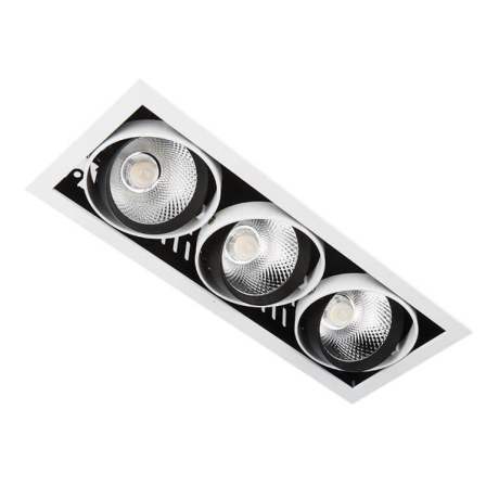 Встраиваемый светильник Ambrella Light Classic T81 T813 BK/CH 3*12W 4200K 