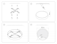Настенно-потолочный светодиодный светильник Ambrella light WALLERS Wall FW11134