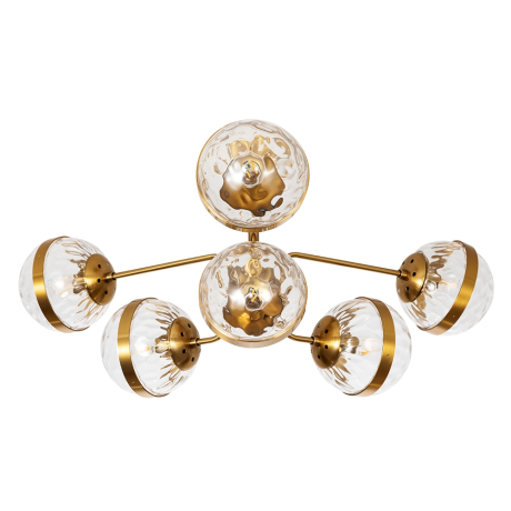 Люстра на штанге Arte lamp DELACRUA с Марусей A7770PL-6PB-M 