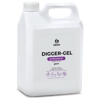 Средство для прочистки канализационных труб 5,3 кг GRASS DIGGER-GEL, гель, щелочное, 125206 (605625)