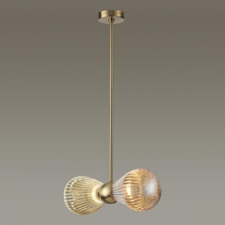 Подвесной светильник Odeon Elica с лампочками 5402/2+Lamps E14 P45 