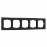 Рамка на 5 постов Werkel Hammer черный W0052408