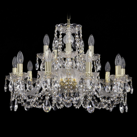 1402/10+5/240/G Подвесная люстра Bohemia Ivele 