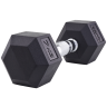 Нарушена упаковка!  <381811> Гантель гексагональная DB-301 7 кг, обрезиненная, черный 4680459126740