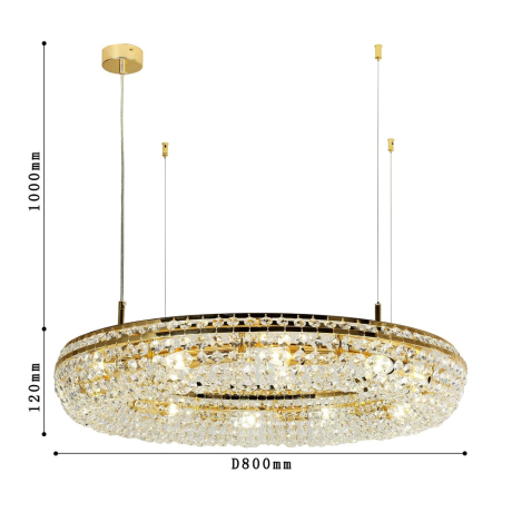 Подвесная люстра Favourite Monilibus с поддержкой Маруся 4015-8P-М 