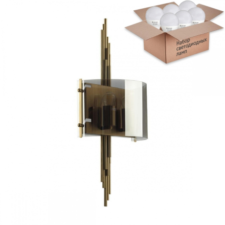 Бра Odeon Margaret  с лампочками 4895/2WA+Lamps E27 P45 