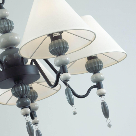 Подвесная люстра Odeon Sochi с лампочками 4896/5+Lamps E14 Свеча 