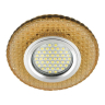 Встраиваемый светильник с LED подсветкой Fametto Luciole DLS-L135 GU5.3 GLASSY-GOLD (UL-00003861) 