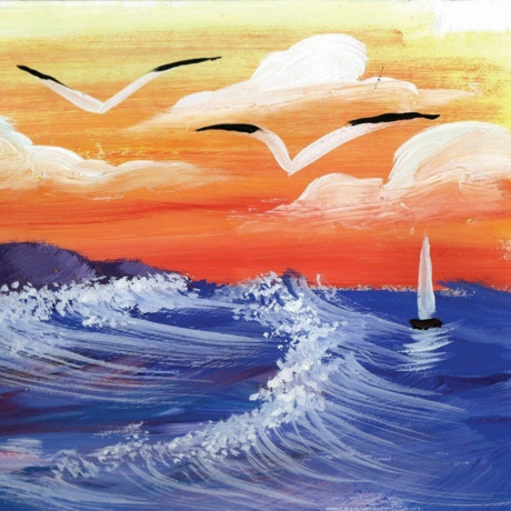 Нарушена упаковка! <620664> Гуашь ЮНЛАНДИЯ "ШКОЛЬНАЯ", 8 цветов по 17,5 мл, 192383 (192383)