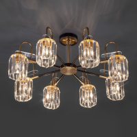 Люстра на штанге Eurosvet Tenia 70090/8 черный a045145