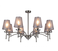 Люстра на штанге Escada Faith 694/8PL Nickel