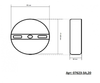 Подвесной светодиодный светильник Стин Kink Light 07623-3A,20
