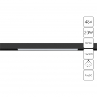Накладной светильник Arte Lamp Linea A4673PL-1BK