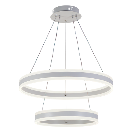 Подвесная диммируемая люстра с пультом ДУ Profit Light 6036/2 WHT 232W 