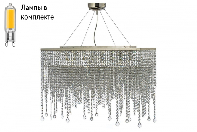 Подвесная люстра с лампочками Arti Lampadari Milano E 1.5.70X25.105 N+Lamps 