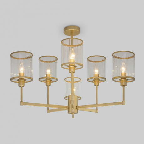 Люстра на штанге Eurosvet Inari 60144/6 золото 