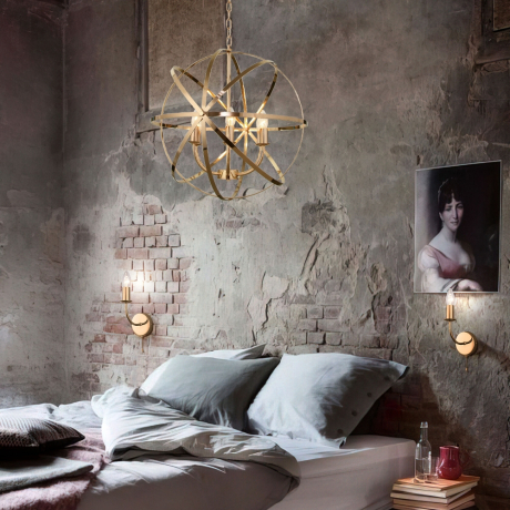 Подвесная люстра Eurosvet Santi 60139/8 золото 