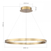 Подвесной светодиодный светильник ST Luce Parilla SL6238.333.01