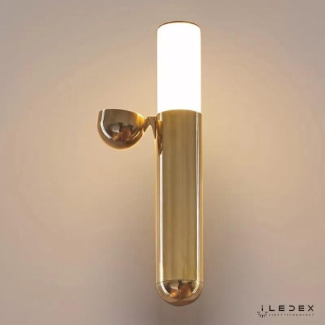 Нарушена упаковка!  <395753> Настенный светильник iLedex SONOS 10663W-25W-3000K BRASS&WHITE