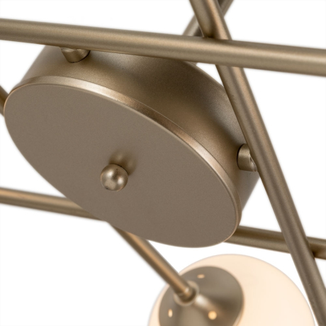 Люстра на штанге с лампочками Arte lamp A2703PL-8SG+Lamps 