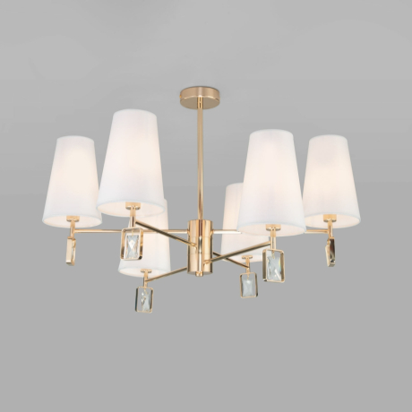 Люстра на штанге Eurosvet Milazzo 60137/6 золото 