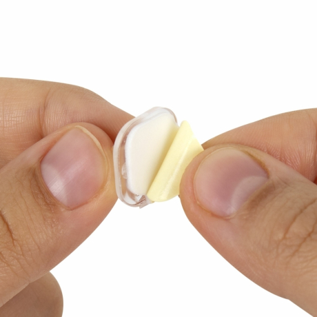 Нарушена упаковка! <672483> Крючки самоклеящиеся для гирлянд и проводов 1,5х1,5см, КОМПЛЕКТ 18 шт., LAIMA Home, 608795 (608795)