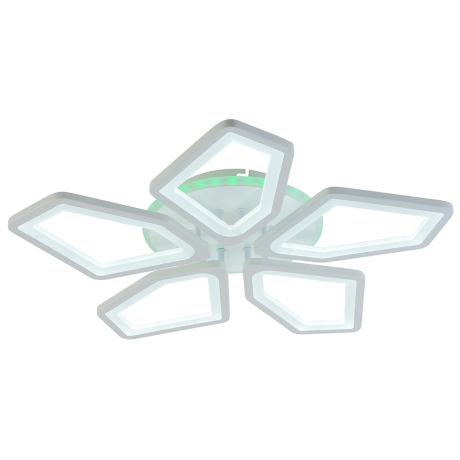 Потолочная светодиодная люстра с пультом ДУ Profit Light 8463/5 WHT 