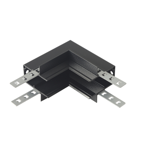 Внутренний соединитель угловой для встраиваемого магнитного шинопровода для ГКЛ12,5 мм Crystal Lux CLT 0.223 13 BL 