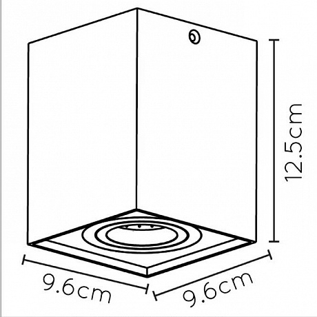 Накладной поворотный светильник Lucide Tube 22953/01/02 
