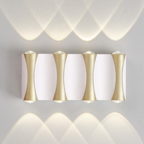 Настенный светодиодный светильник Crystal Lux CLT CLT 022W4 WH-GO 4000K 