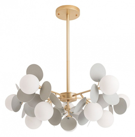 Люстра на штанге Arte Lamp Peacock A1369SP-10GY 