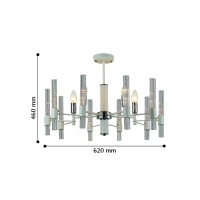 Люстра с лампочками, подвесная, комплект от Lustrof. №152984-617160