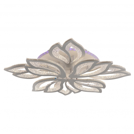 Светодиодная диммируемая люстра с ПДУ Profit Light 8045/4+4 WHT 