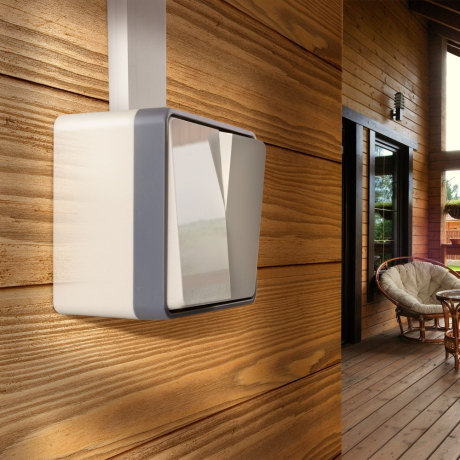 Выключатель двухклавишный накладной влагозащищенный (слоновая кость) Werkel Gallant WL15-03-02 (a036777)