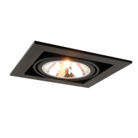 Нарушена упаковка. <94846> Встраиваемый точечный светильник Arte Lamp Cardani Semplice A5949PL-1BK