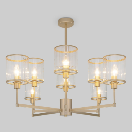 Люстра на штанге Eurosvet 60144/8 золото (a061943) 