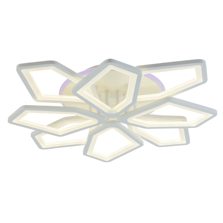 Потолочная светодиодная люстра с пультом ДУ Profit Light 8463/4+4 WHT 