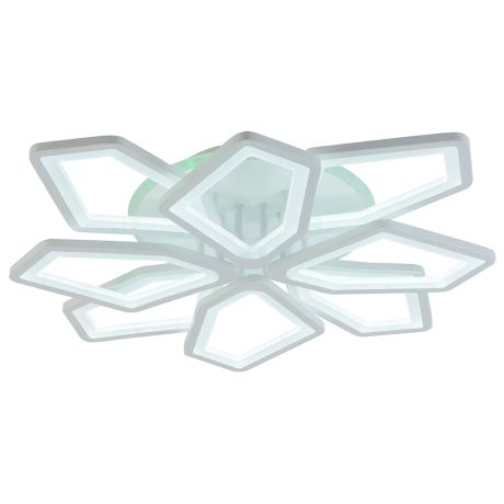 Потолочная светодиодная люстра с пультом ДУ Profit Light 8463/4+4 WHT 