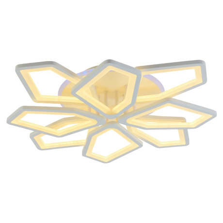 Потолочная светодиодная люстра с пультом ДУ Profit Light 8463/4+4 WHT 