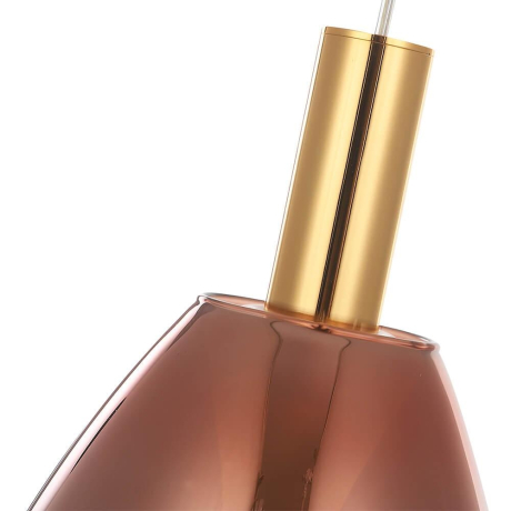 Подвесной светодиодный светильник Crystal Lux Gaudi SP4W Led Copper 