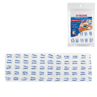 Нарушена упаковка! <219408> Насадка МОП плоская для швабры/держателя 40 см, карманы (ТИП К), микрофибра/абразив, упаковка, LAIMA, 601477 (601477)