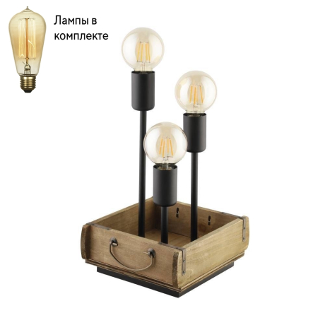 Настольная лампа в комплекте с лампочками  Eglo 43594+Lamps 