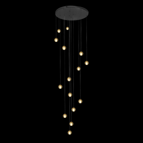 Люстра каскадная с Led лампочками в комплекте LOFT IT 10112/15+Lamps 