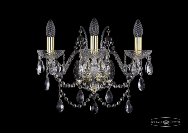 1411B/3/160/G Бра Bohemia Ivele Crystal 