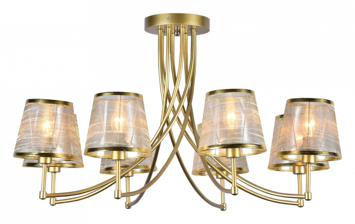 Люстра на штанге Escada Oriole 1126/8PL Gold